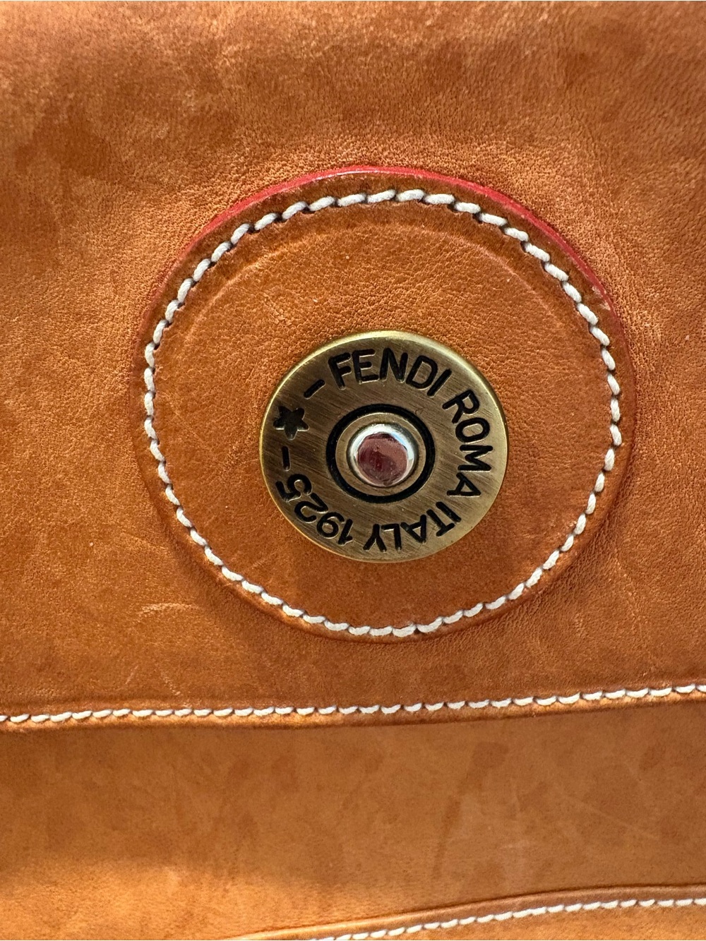Authentic Vintage Fendi S.A.S. Leather Crossbody Bag WITH COA - Picture 3 of 9